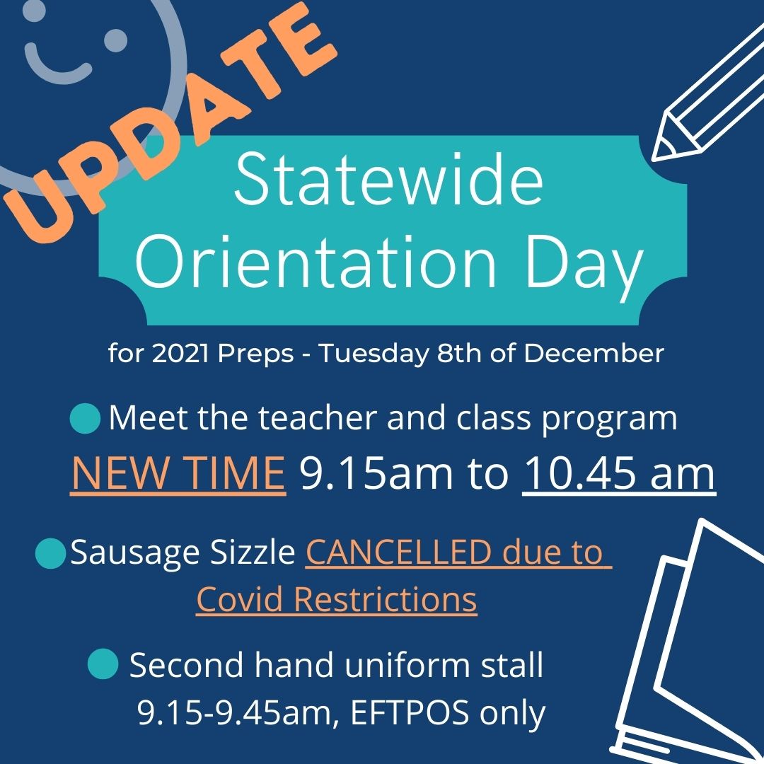 2021 Prep Orientation Day Strathaird Primary School